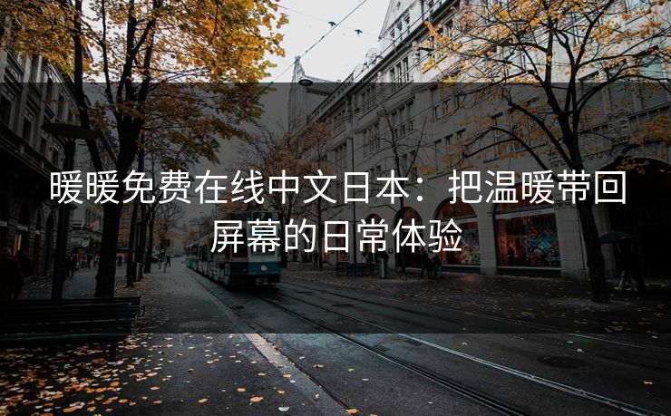 暖暖免费在线中文日本：把温暖带回屏幕的日常体验